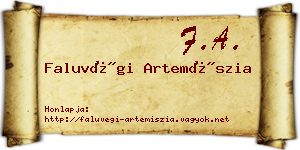 Faluvégi Artemíszia névjegykártya